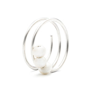 Troika Spiral Knuckle Ring