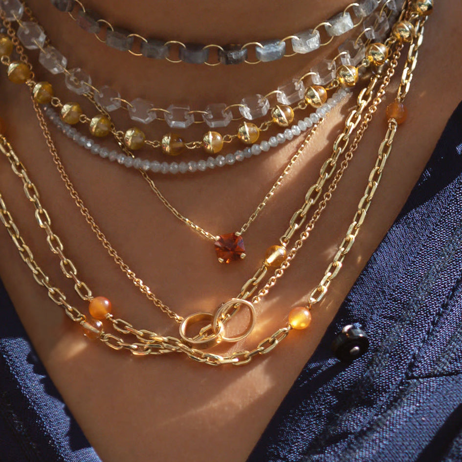 Fortuna Necklace (Garnet)