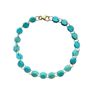 Infinity Bracelet (Turquoise)